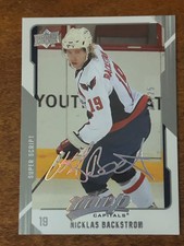 2008-09 Upper Deck MVP Nicklas Backstrom Super Script /25 #292 Washington