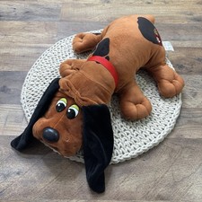 Pound Puppies Brown Plush Puppy Dog with Black Spots 16" Basic Fun 2021