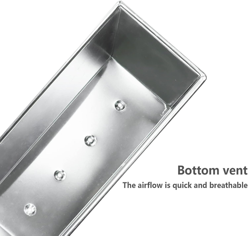 UgyDuky Backformen Aluminisierter Stahl Pullman Laib Pfanne mit Deckel, 13 x 4 Zoll, Nicht - Bild 6 von 8