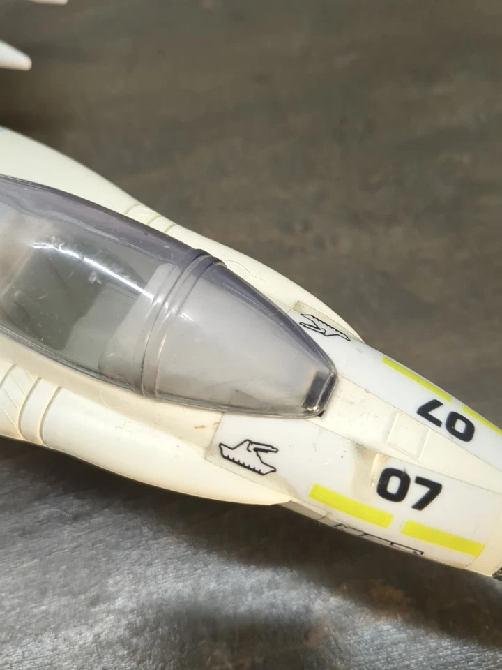 1989 Hasbro Flying Fighters Electronic F-18 Hornet VMFA 314 Sound Works As Shown - Image 4 of 4