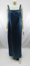 Alex Evenings Women's Teal Maxi Long Dress Size 16 PD63