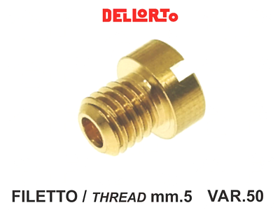 GETTO 50 MINIMO CARBURATORE DELL'ORTO SHA MM PIAGGIO CIAO SI