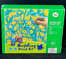 Jar Melo Water Marbling Paint Kit for Kids; 6 Colors, Non-Toxic Brand New