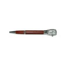 Swarovski Crystal Rosewood Ballpoint Pen with Watch
