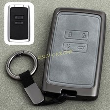 Für Renault Clio Koleos Arkana Kiger Captur Metall Leder Schlüsselanhänger Hülle