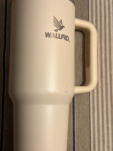 WALLFID Tumbler Stainless Steel Vacuum Insulated (Cream). - Picture 3 of 6