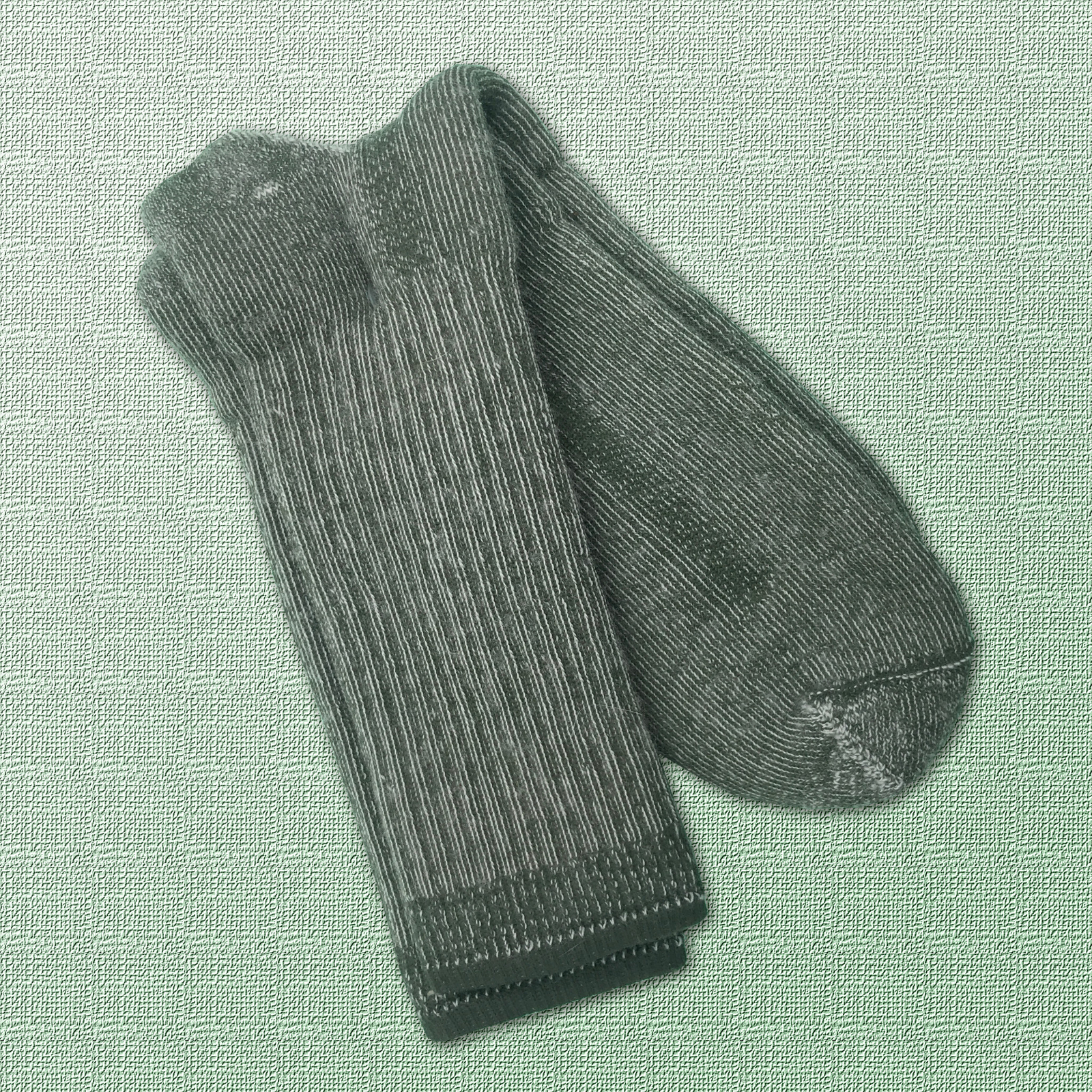Fox River Merino Wool Socks, Olive, Men's Large, casual, hiking- Medium Weight