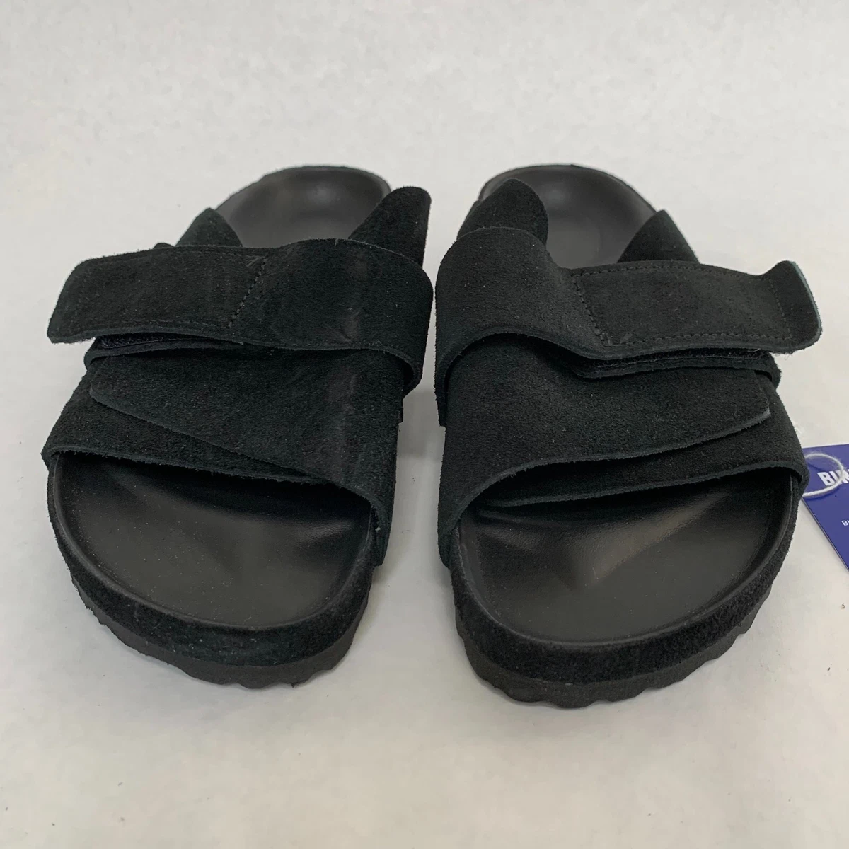 New w/o Box Birkenstock Kyoto Black Suede Leather Exquisite Narrow Select Size