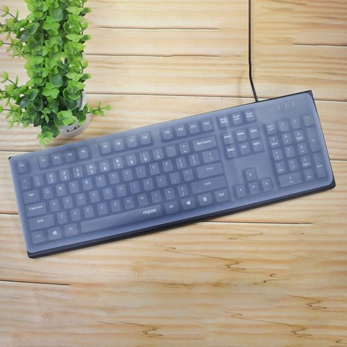 Silicone Protective Film for Desktop PC Keyboard Cover Keypad Protector Skin - Photo 6/18