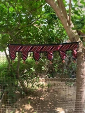 Hand Vintage Art Toran Decor Door Valance Welcome Gate Decor Arch Tapestry Gift