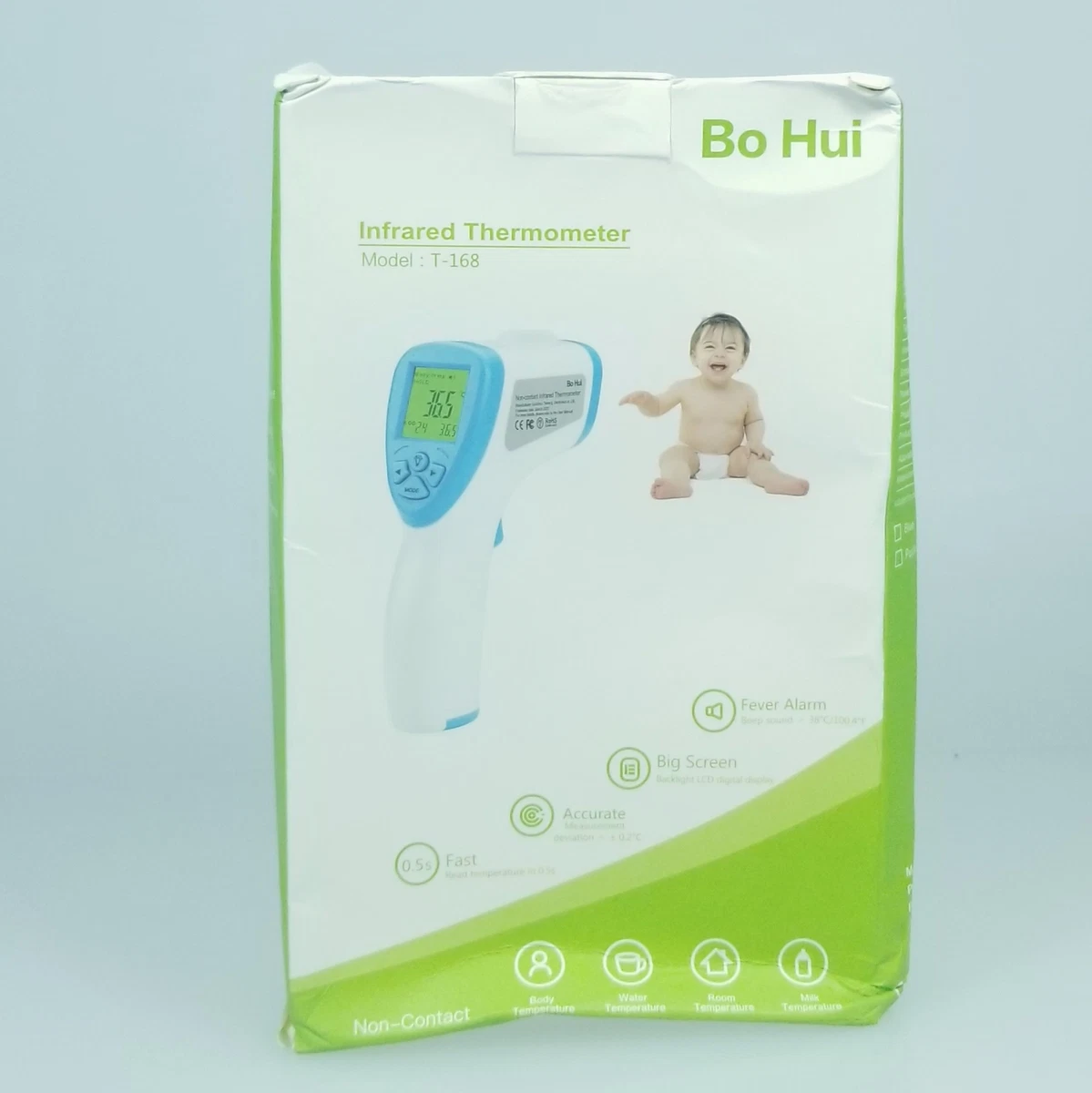 BOHUI T 168 handheld non contact human body forehead electronic