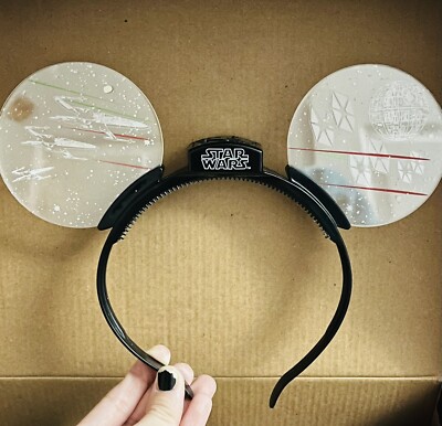Disney Star Wars Light-Up LED Mickey Ears Headband Death  display picture 3