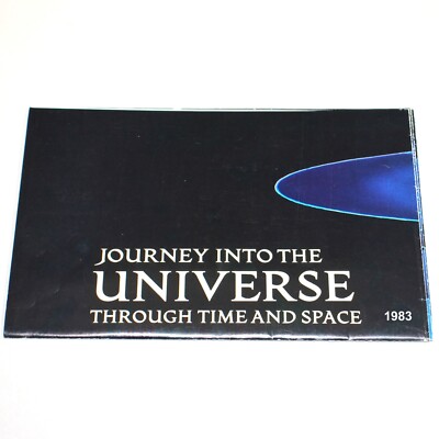 National Geographic Society Map Journey Into the Universe Time & Space 1983