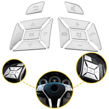 Steering Wheel Decoration Button Kits Trim Cover For Benz GLA Class X156 W218