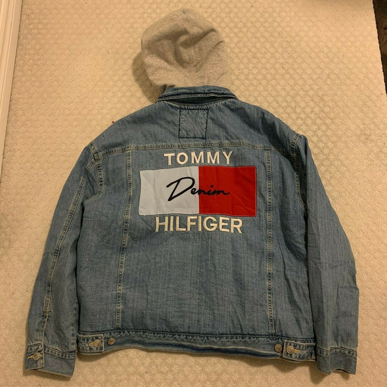 tommy hilfiger sherpa jean jacket