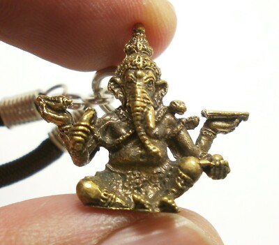 LORD GANESHA GOD OF SUCCESS GANAPATI MIRACLE GANESH LUCKY RICH PENDANT NECKLACE