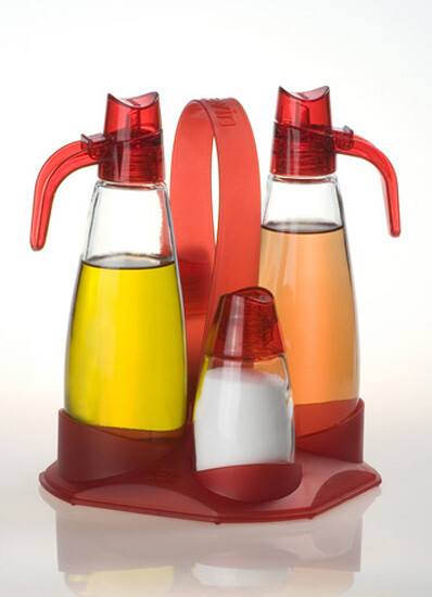 5 Teile Essig- Und ÖLflasche GewüRzstreuer Salzstreuer Essigspender ÖLspender-image