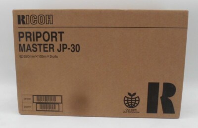Ricoh Priport Master JP-30 A3  320mmx125m x2 Rolls JP 3000   817551 OVP B