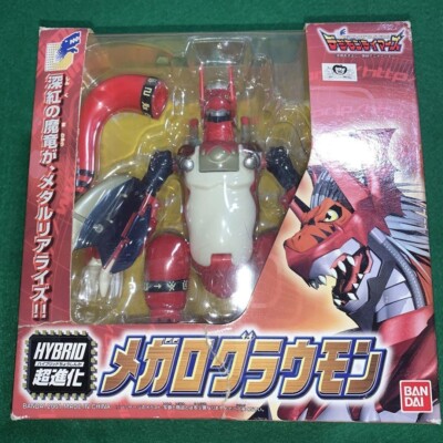 BANDAI Digimon Original 本体 レッド 新品未開封 Digimon Hyper Evolution HYBRID Megalograumon Figure BANDAI w/BOX