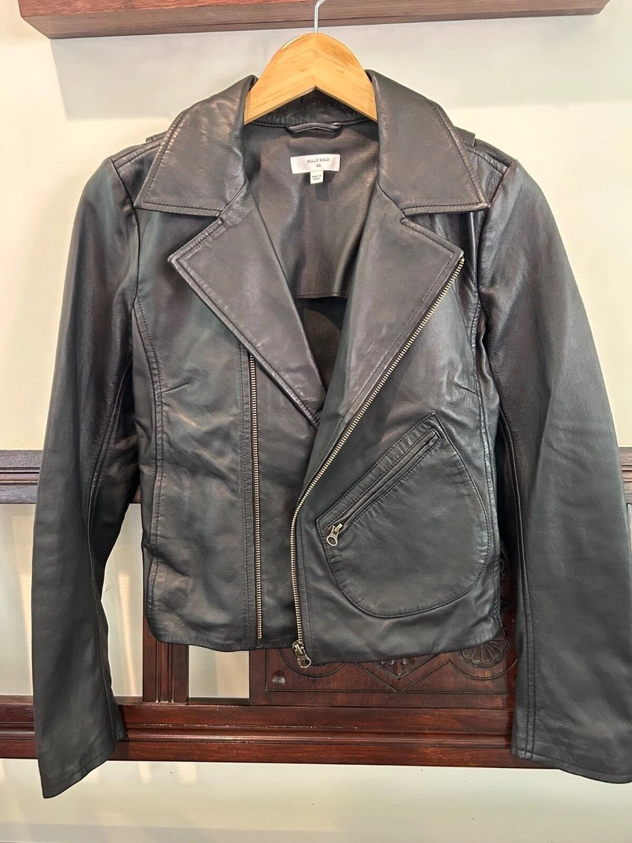 Billy reid leather hot sale jacket