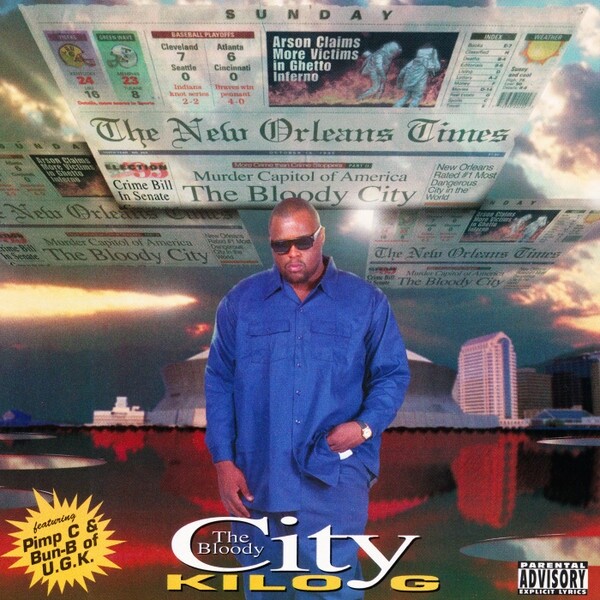 KILO-G - THE BLOODY CITY SUPER RARE G-FUNK NEW ORLEANS RAP 1995 OG MR.IVAN