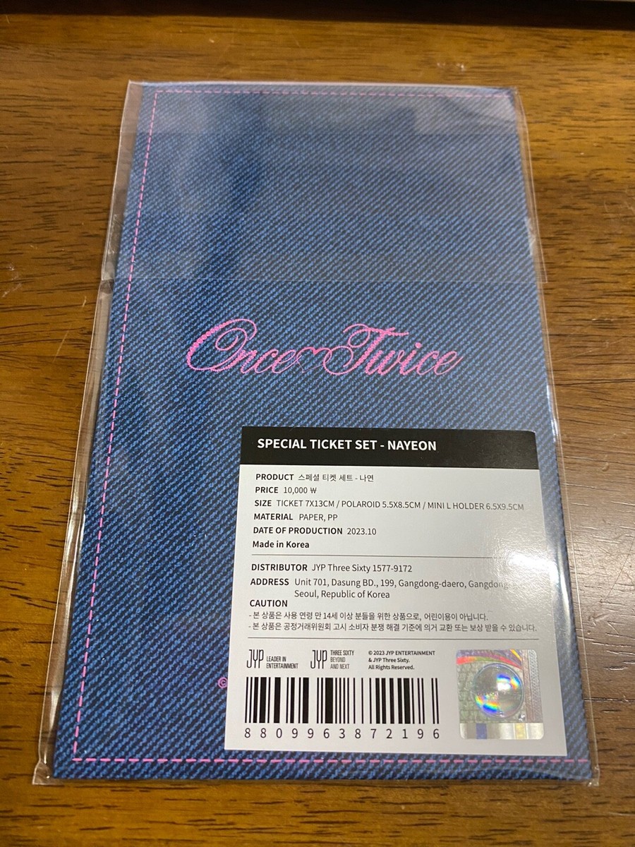 TWICE 8TH ANNIVERSARY POP-UP STORE TWICE RECORDS SPECIAL TICKET