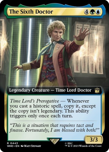 MTG Doctor Who R The Sixth Doctor #0159 | eBay