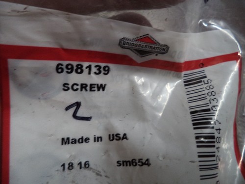 Briggs OEM NOS screw 698139 | eBay