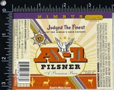Nimbus Brewing A-1 Pilsner Beer Label - ARIZO...