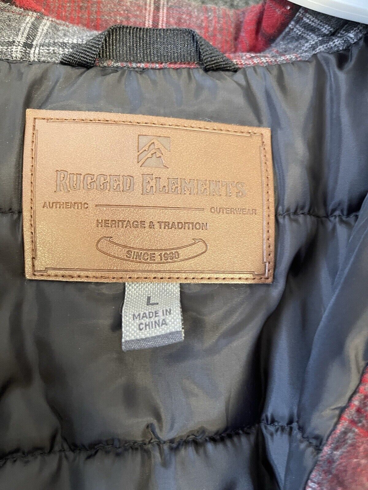 Men’s Rugged Elements Outerwear Flannel Button Up… - image 2