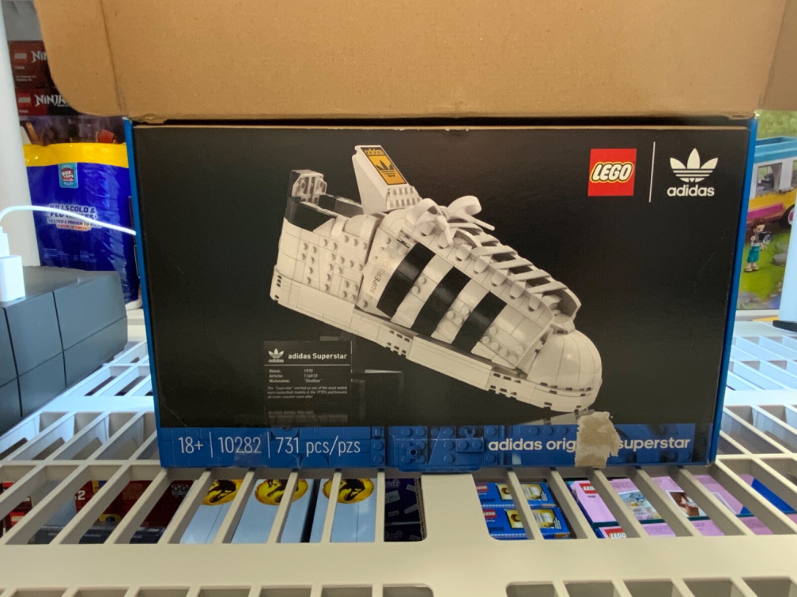 LEGO Adidas Originals Superstar 10282 Building Kit; Build and Display ...