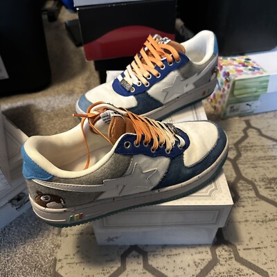 Size 12 A BATHING APE GRADUATION BAPESTA VNDS custom James E Morgan 