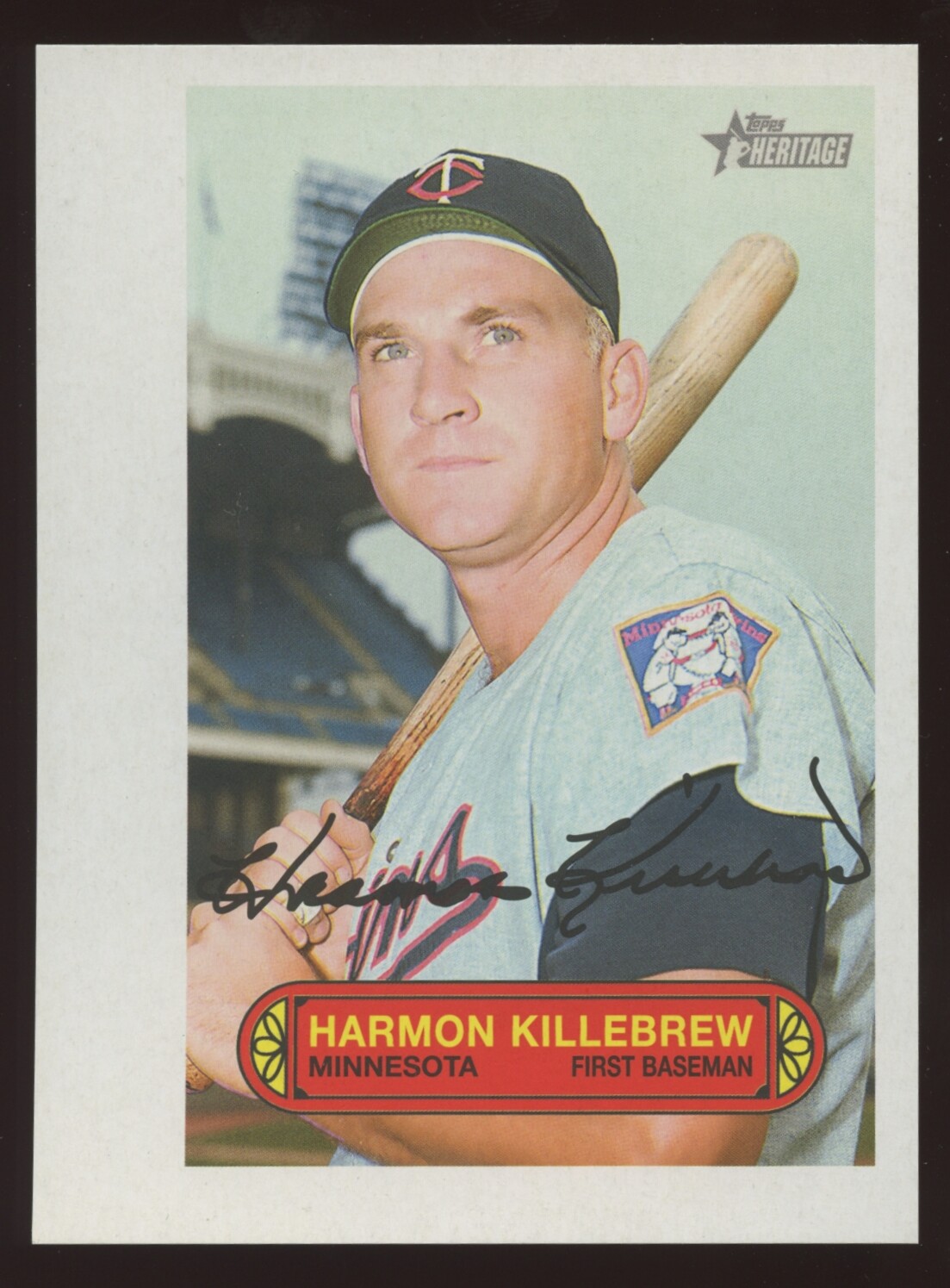 2022  TOPPS HERITAGE HARMON KILLEBREW 1973 PIN-UPS POSTERS BOX TOPPER TWINS
