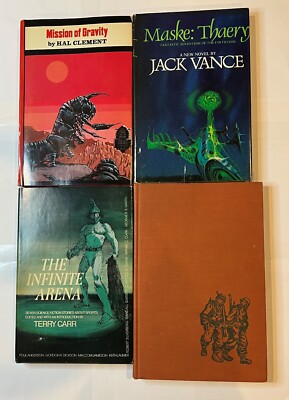 Book Find - lot of 4 - Mission Gravity, Maske: Thaery, Infinite Arena + Up Front