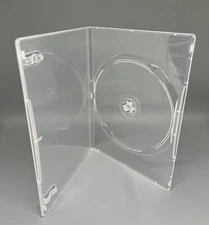 SALE! 4 PCS SLIM 7MM SUPER CLEAR SINGLE DVD CASE, MOVIE BOX, PSD17