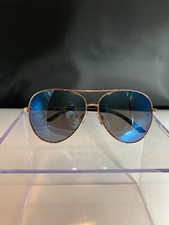 Oscar De La Renta Aviator Sunglasses Model 3045 Blue Gold Unisex
