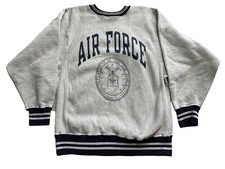 Vintage 80s U.S. Air Force Champion Reverse Weave Sweatshirt Size Medium