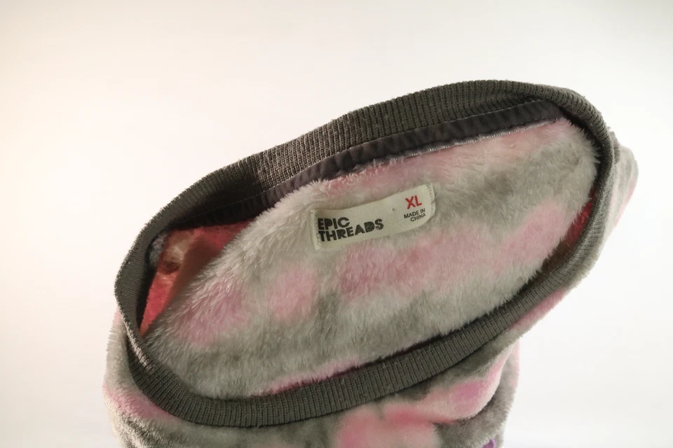 Girls Epic Threads Pink Gray Long Sleeve Crewneck Top XL EUC - Image 3 of 4