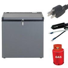 SMAD 2.4 Cu Ft Propane Gas Chest Freezer LPG & Electric Camp Van Off-grid Villa