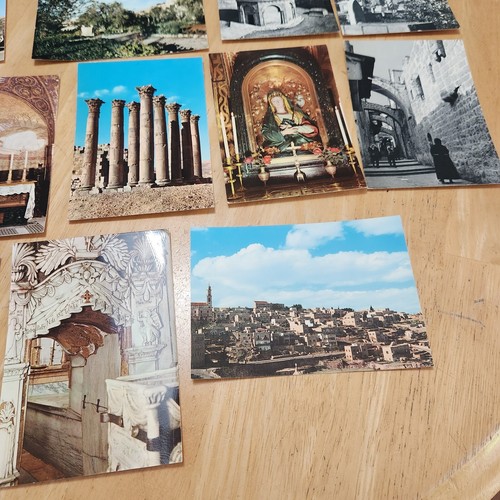 1950s Picture Postcards Lot Israel Jerusalem Nazareth Unposted 48 - Picture 7 of 12