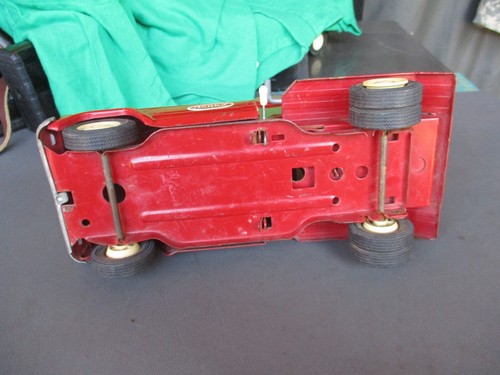 Vtg 60s TONKA Cement Mixer JEEP Pressed Steel Toy Truck - Picture 17 of 17