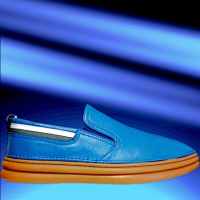 ブルマ　チェルシー New Stacy Adams Delmar Slip-On Sneaker | French Blue Men's