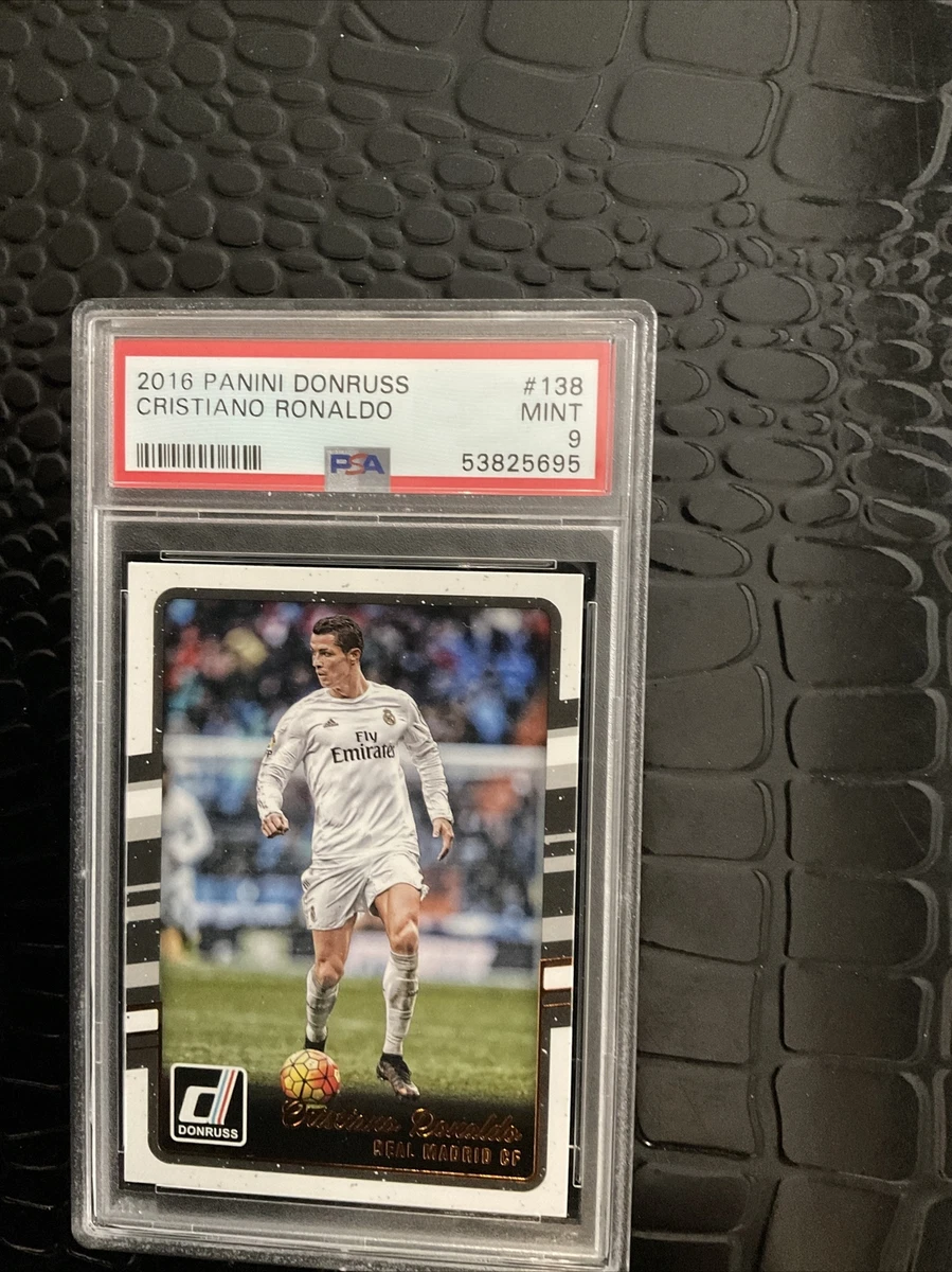 Cristiano Ronaldo 2016 Donruss Purple #138 Real Madrid PSA 9 MINT