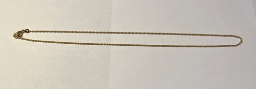 Chaîne En Plaqué Or Jaune à Réparer - Longueur 43 Cm - Occasion (réf. 113-5/A2-29)