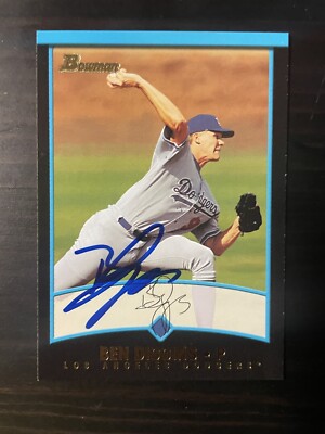 2001 Bowman #147 Ben Diggins Los Angeles Dodgers Signed Card ...