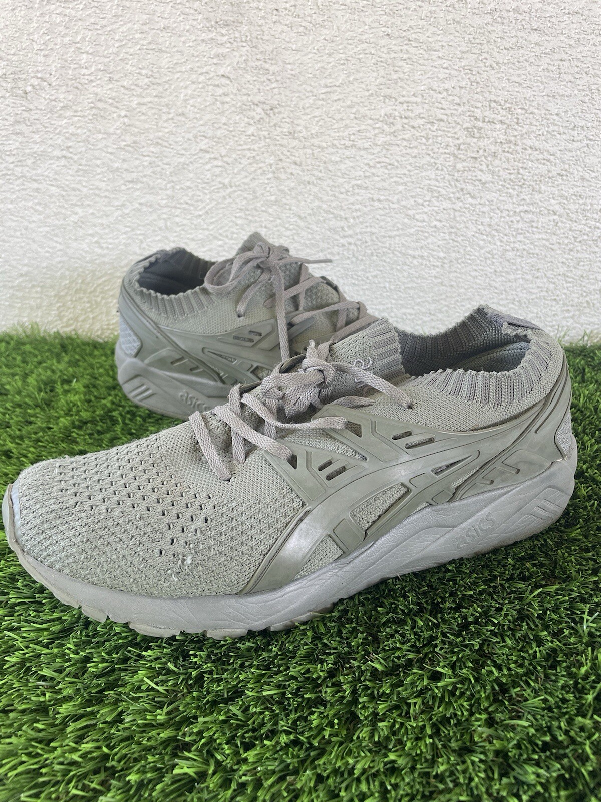 Asics Men's Tiger Gel-Kayano Knit Shoes Army Green Size