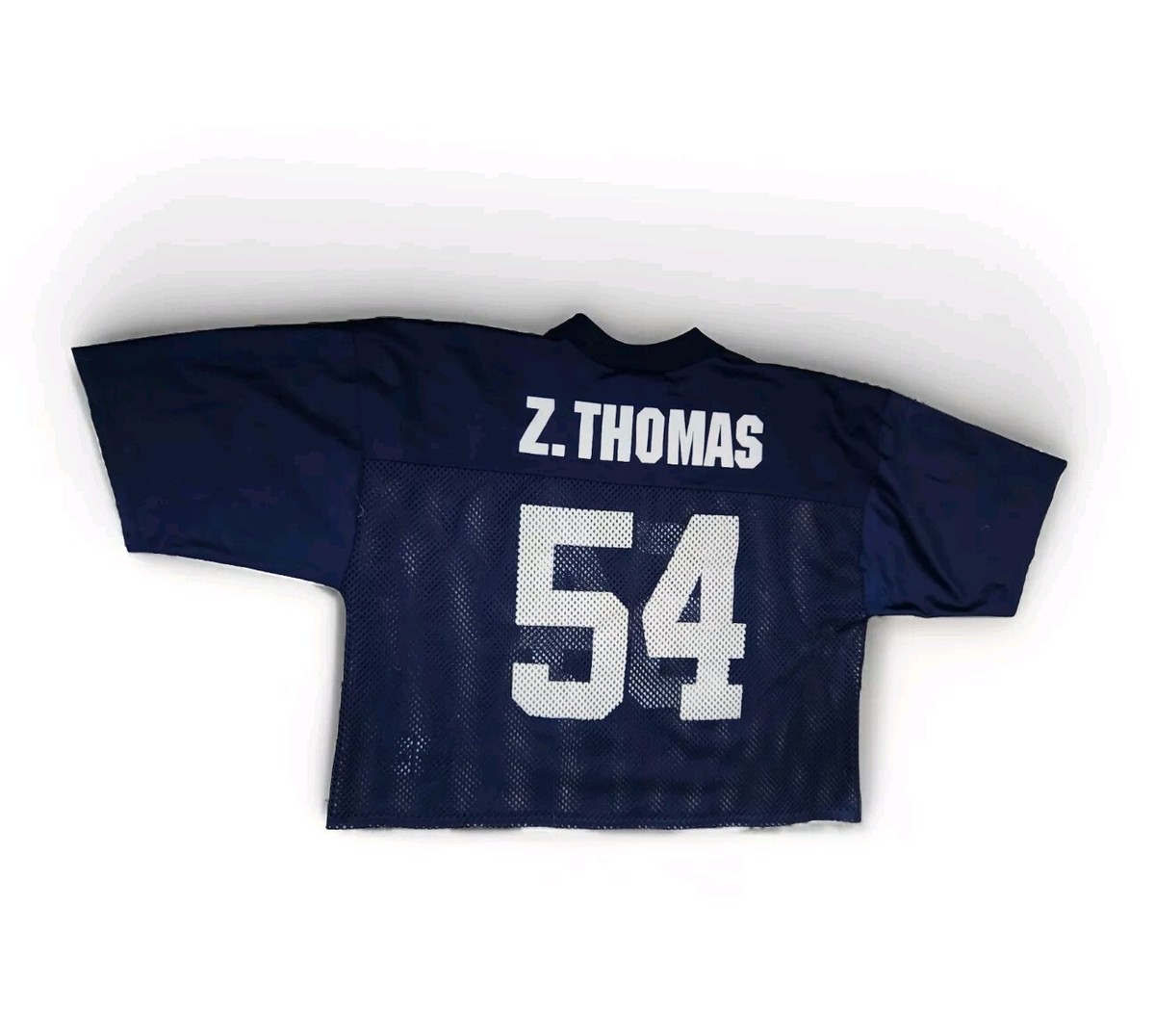 未使用品 NFL マイアミドルフィンズ Z.THOMAS 54 ゲームシャツ Vintage Puma Miami Dolphins Z Thomas N 54 Cropped Jersey Navy Sz