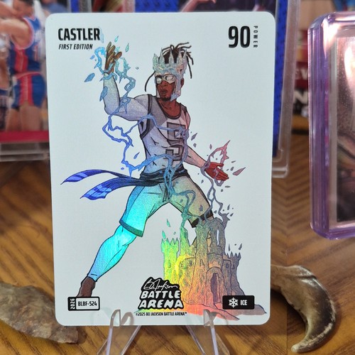 Bo Jackson Battle Arena First Edition Castler ICE Holo Card BLBF-524 power 90