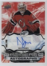 2024 Ice 2020-21 Update Premieres 2024-25 Upper Deck Nicolas Daws Nico Auto 0n64