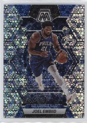 2022-23 Panini Mosaic Fast Break Silver Prizm Joel Embiid #141 14im